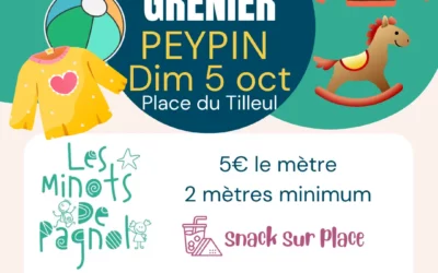 Grand Vide-Grenier des Minots de Pagnol – Rendez-vous à Peypin le 5 octobre !